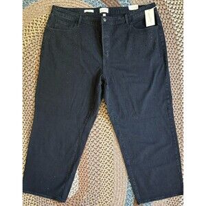 Women's Universal Thread Mid-Rise Embellished Baggy Jeans - Black - Size 26 Reg